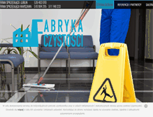 Tablet Screenshot of fabrykaczystosci.com